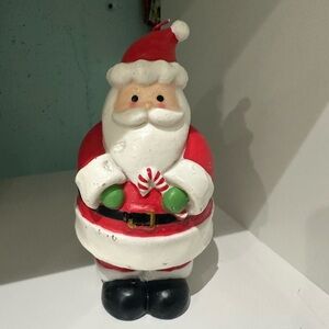 Vintage Santa Claus Christmas Candle